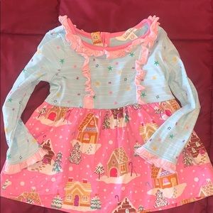 Matilda Jane gingerbread house top. 12-18m.